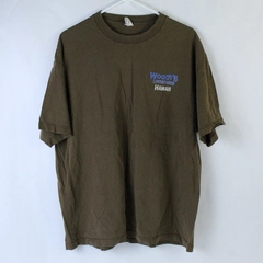 Alstyle Woody's Longboards Hawaii T Tee Shirt Men's Size XL Brown Short Sleeves