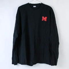 Port and Company MHS Go Grizzlies T Tee Shirt Men's Size 2XL Black Long Sleeves