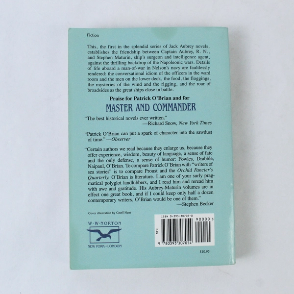 Master And Commander Book 1 Aubrey Maturin Novels Patrick O'Brian 1970 Norton PB