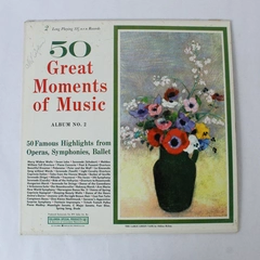 50 Great Moments Of Music Album Vol. 2 Various Artists LP Vinyl Record