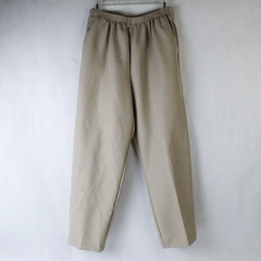 Alfred Dunner Slacks Pants Women's Size 14 Beige Elastic Waist Pockets