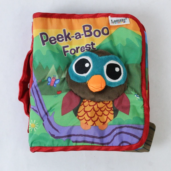 A Lamaze Soft Fabric Book Peek A Boo Forest Crinkle Toddler Baby 2010