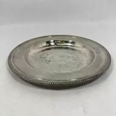 Vintage WM Rogers Silver Plated Round Etched Platter Number 811