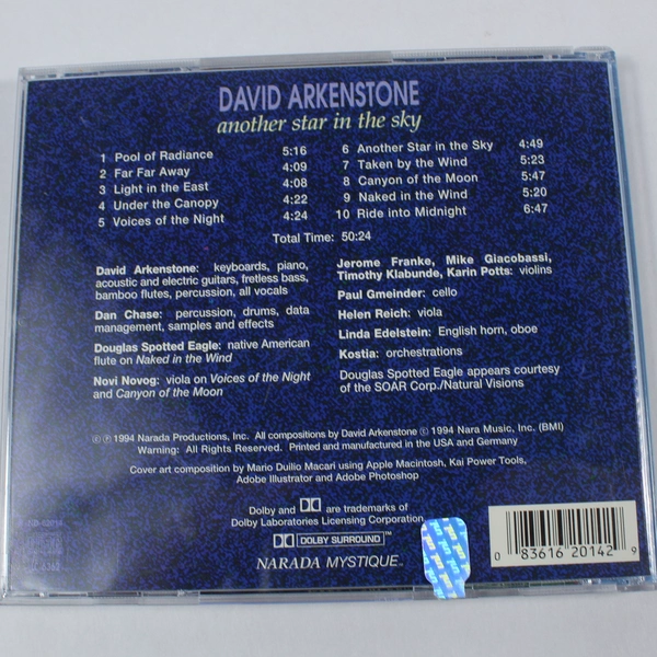 David Arkenstone Another Star In The Sky CD 1994 Narada Mystique ND62014