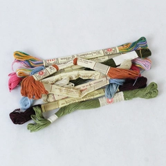 Lot of 10 American Thread Cross Stitch Thread Floss Embroidery Assorted Colors