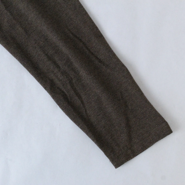 Great Northwest Brown Jersey Knit Long Sleeve Shirt Women's Sz M V Neck Top