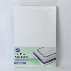 6-Pack Wilton Cake Boards 13 x 19 Inch Rectangle for Shaped Cakes