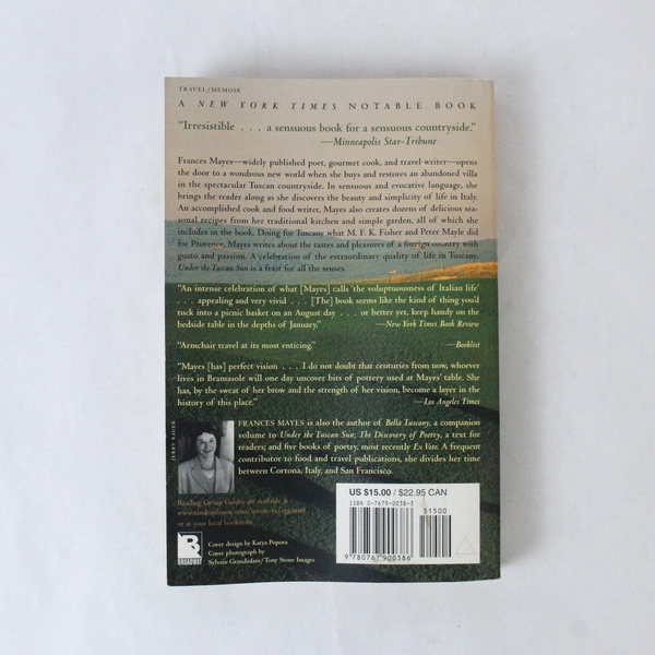 Under the Tuscan Sun Frances Mayes 1997 Broadway Books Paperback