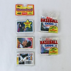 Lot Of 3 Unopened 1989 Topps Baseball Bubble Gum Cards Rack Packs