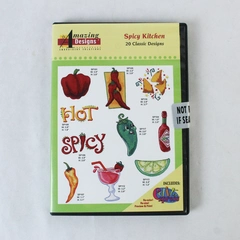 Spicy Kitchen Embroidery Designs CD Rom 2008 Amazing Designs Sealed