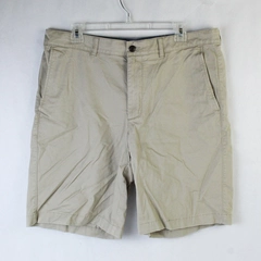 L L Bean Shorts Men's Size 36W Beige Belt Loops Flat Front Four Pocket Design