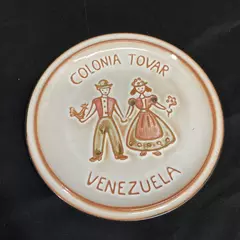 Gotek Colonia Tovar Venezuela Ceramic Souvenir Plate 6.5 Inch