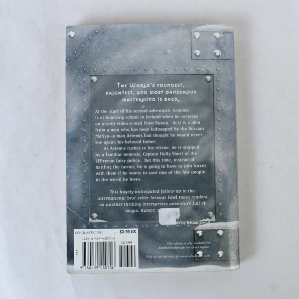 Artemis Fowl The Arctic Incident by Eoin Colfer 2002 Paperback