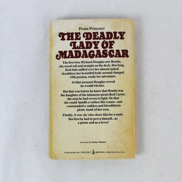 The Deadly Lady Of Madagascar Frank G. Slaughter 1976 Pocket Books PB