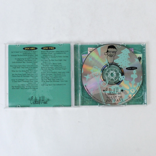 Toast To Holidays Cocktail Hour 2 CDs by Various Artists 2001 Allegro Corp