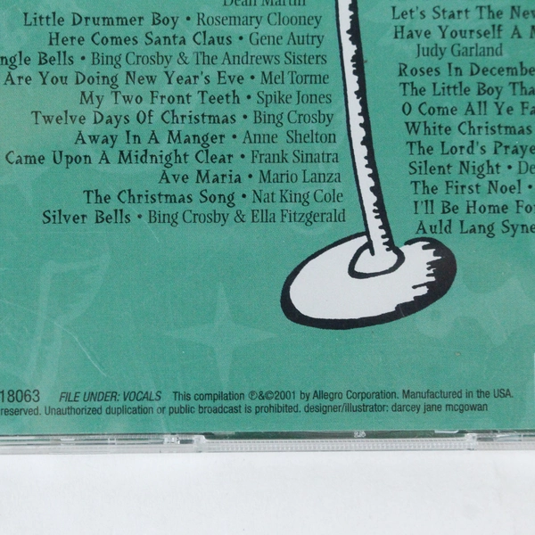 Toast To Holidays Cocktail Hour 2 CDs by Various Artists 2001 Allegro Corp