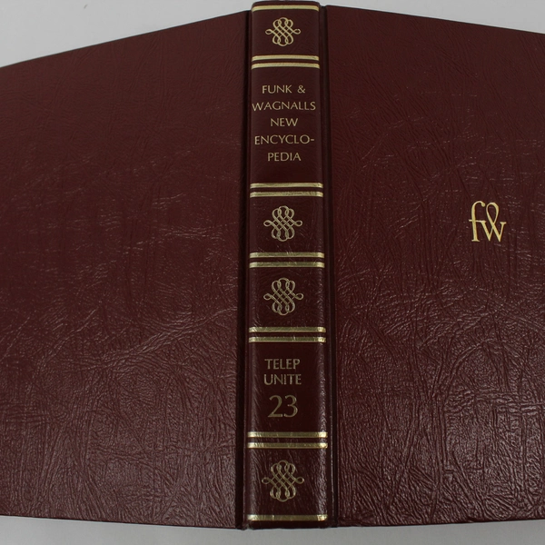 Vintage Funk & Wagnalls New Encyclopedia 1973 HC Vol 23 Telep-Unite Replacement