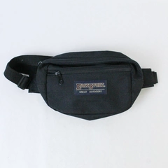 EASTSPORT Black 2 Pocket Fanny Pack Hip Bag Vintage 