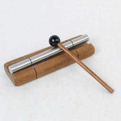 JW Stannard Personal Tabletop Energy Chime With Mallet Handmade in USA