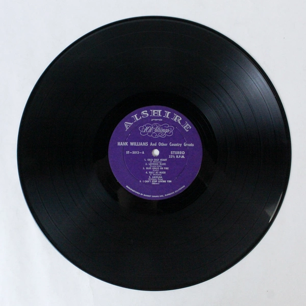Hank Williams And Other Country Greats 101 Strings ST 5013 Vinyl Record LP