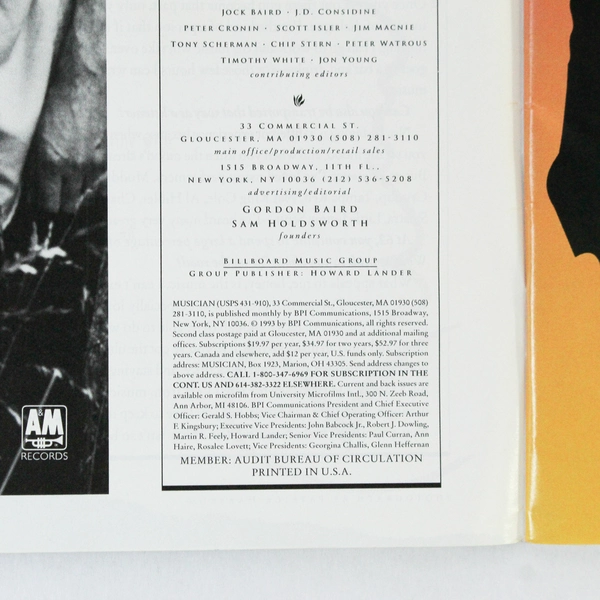 Musician Magazine October 1993 Nirvana Jeff Beck Depeche Mode
