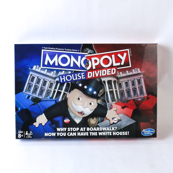 Hasbro Monopoly House Divided 2019 Political Themed Board Game Sealed
