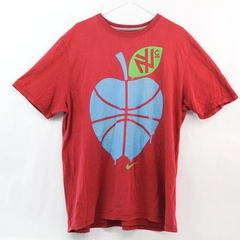 Nike NYC New York City Short Sleeve Standard Fit Men's T-Shirt Size 2XL Red