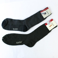 Lot of 2 Slates by Levi Strauss Gray and Green Men's Mid-Calf Socks NWT