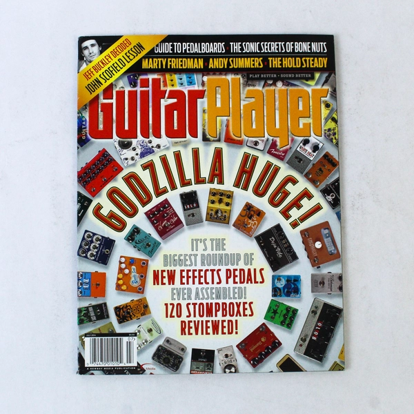 Guitar Player Magazine July 2014 Godzilla Huge New Effects Pedals Andy Summers