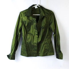 Mixit Olive Green Women's Size 8 Button Up Shirt