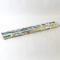 Bleyer Industries Transparent Birthday Gift Wrap 8.33 Sq Feet Each Lot of 2 