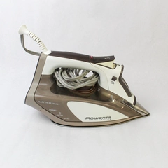 Vintage Rowenta Focus 1700W Steam Iron Brown White High Precision Anti Drip