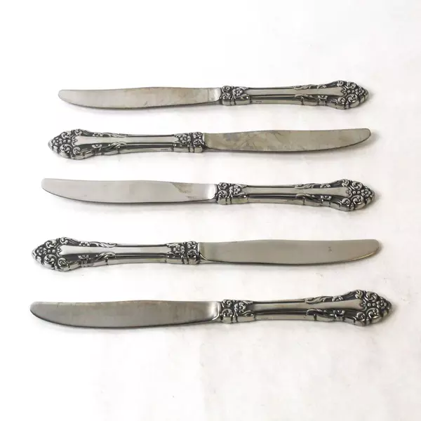 5 PC Supreme Cutlery Towle Japan Sir George Knife Set Stainless Steel 18/8