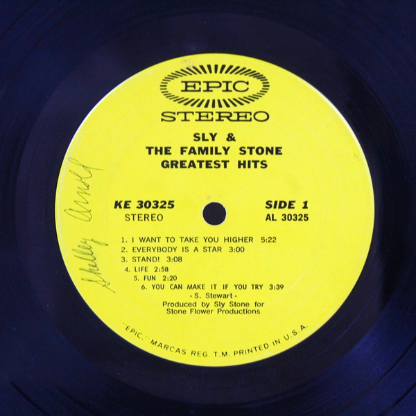 Sly & the Family Stone Greatest Hits 1970 LP Vinyl KE 30325