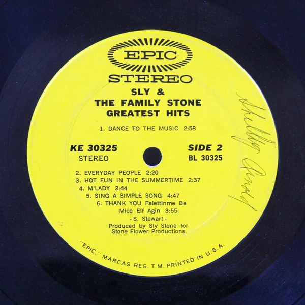 Sly & the Family Stone Greatest Hits 1970 LP Vinyl KE 30325