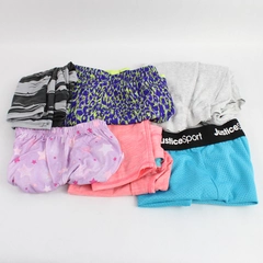 Lot of 6 Young Tween Girl's Bottoms Sizes L-XXL Shorts and Leggings Gently Used