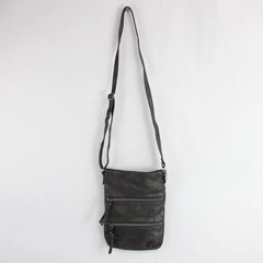 American Rag Cie Women's Black Leather Cross Body Purse Style