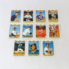 Lot of 11 1987 Topps Rookies MLB Baseball Cards Very Good Condition