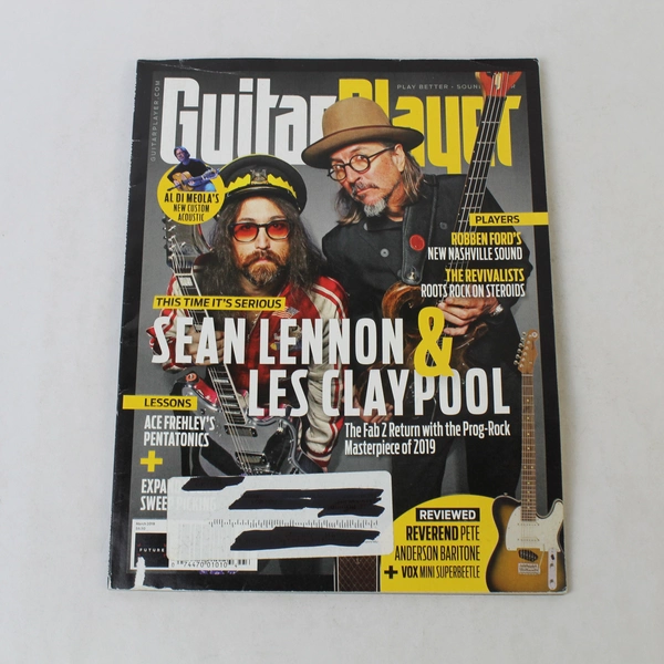 Guitar Player Magazine March 2019 Sean Lennon Les Claypool
