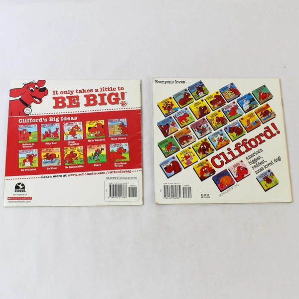 Lot Of 2 Clifford Books The Big Red Dog and Grows Up Norman Bridwell 2010 PB