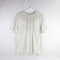 REI Men's White Athletic Breathable Hiking Short Sleeve Shirt Size L 100% Poly