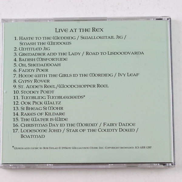 Maggie's Parlour Presents Live At The Rex Private Label Celtic CD