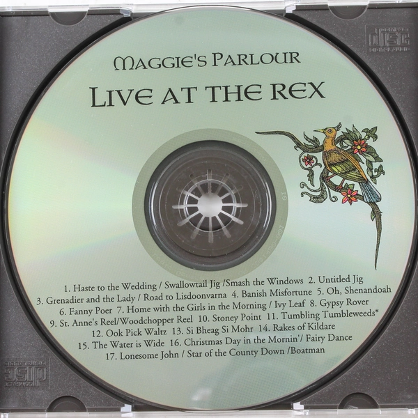 Maggie's Parlour Presents Live At The Rex Private Label Celtic CD