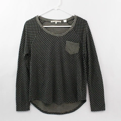 Threads 4 Thought Gray Soft Pocket Long Sleeve Shirt Women's Medium Pre-Owned