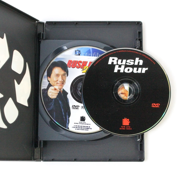 Rush Hour and Rush Hour 2 DVD 2008 Newline Two Disc Set Chris Tucker