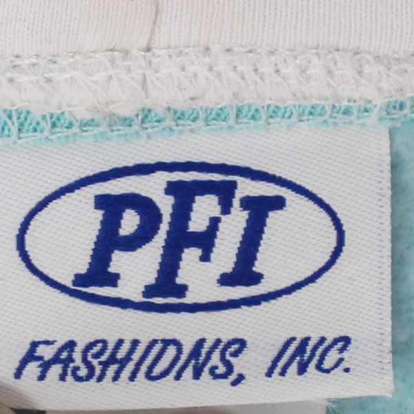 Vintage PFI Fashions Inc Women's Blue Butterfly Flower Sweatshirt Size Medium