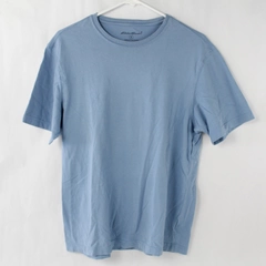 Eddie Bauer Men's Blue Crew Neck Short Sleeve T-shirt Size S 100% Cotton
