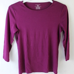 Jones New York Sport Mulberry Long Sleeve Top Women's Medium