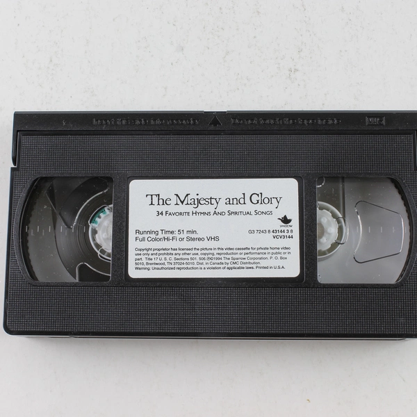 The Majesty and Glory Various Artists VHS Sparrow Corporation 1994