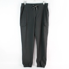 Eddie Bauer Women's Black Golf Rainpants Elastic Waist & Cuffs Drawstring Size S